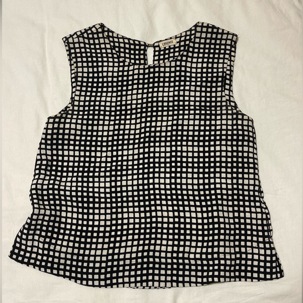 L’Agence sleeveless top